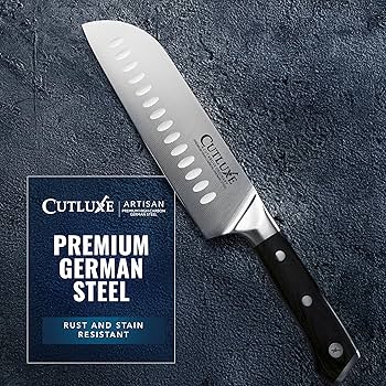 Amazon.com: Cutluxe Santoku Knife – 7
